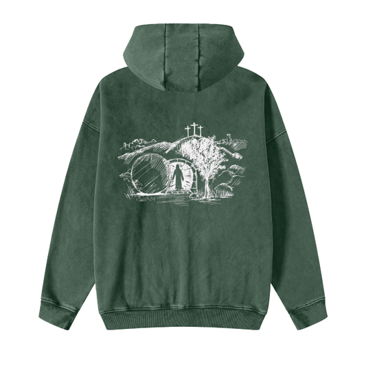 LION/JESUS JACKET (GREEN)