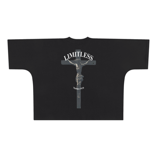 SAVIOR BOXY TEE (BLACK)