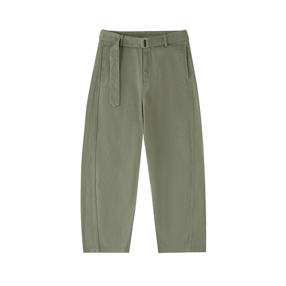 BARREL CHINOS (GREEN)