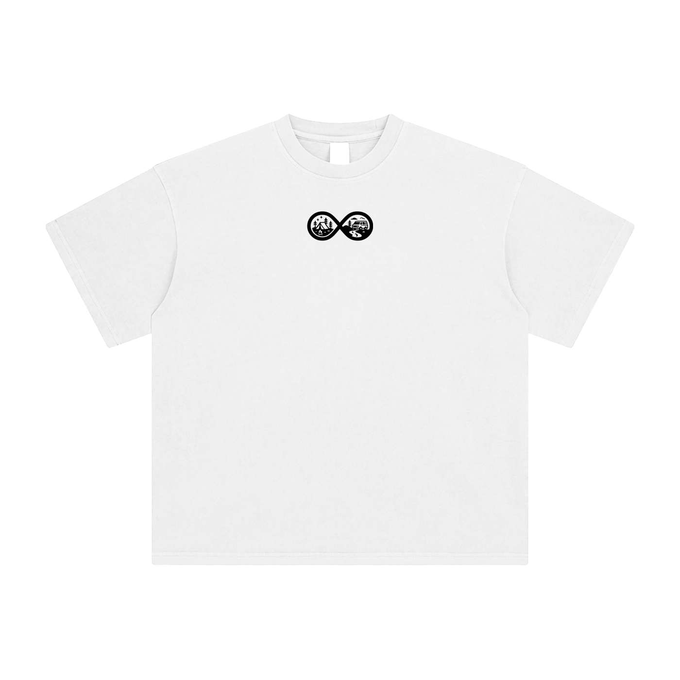 DD X LIMITLESS TRAVEL TEE (WHITE)