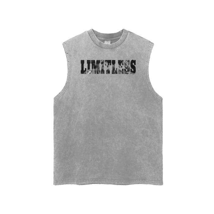 LION SLEEVELESS (GREY)