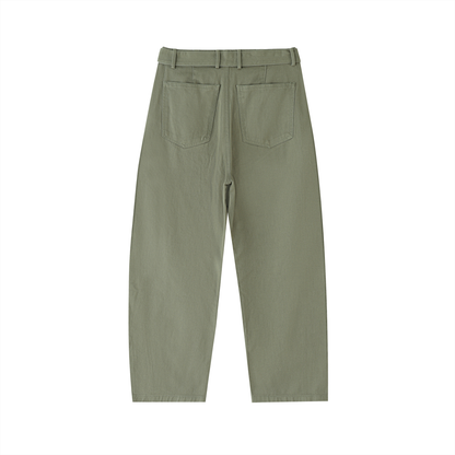 BARREL CHINOS (GREEN)