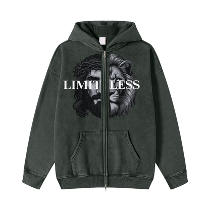 LION/JESUS JACKET (BLACK)