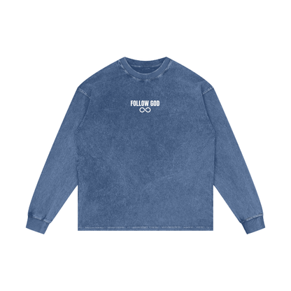 FOLLOW GOD LONG SLEEVE (BLUE)