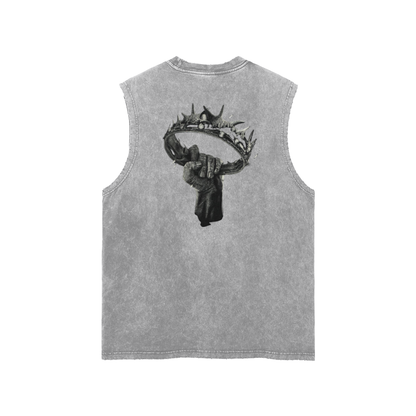 LION SLEEVELESS (GREY)