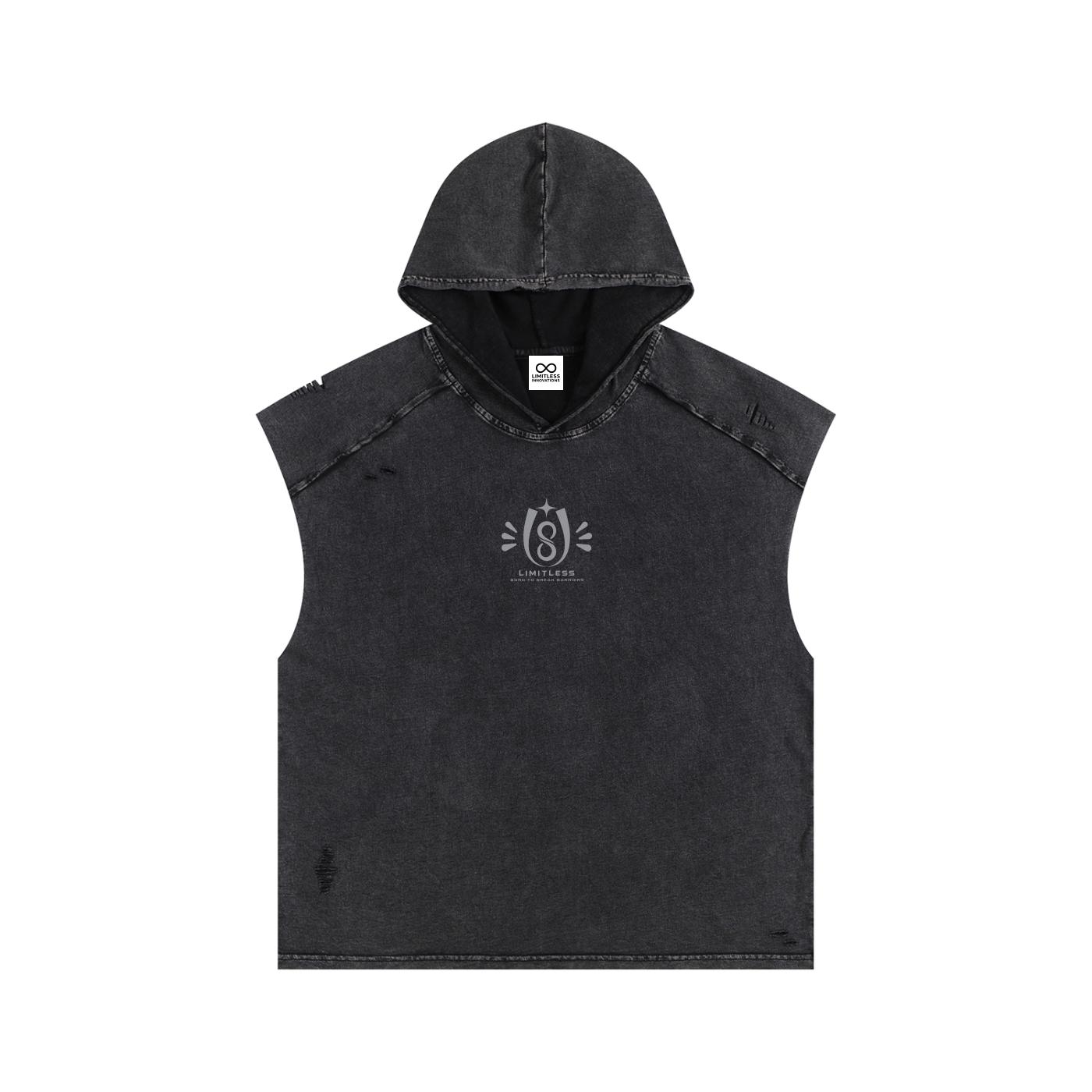 ARCHANGEL SLEEVELESS HOODIE