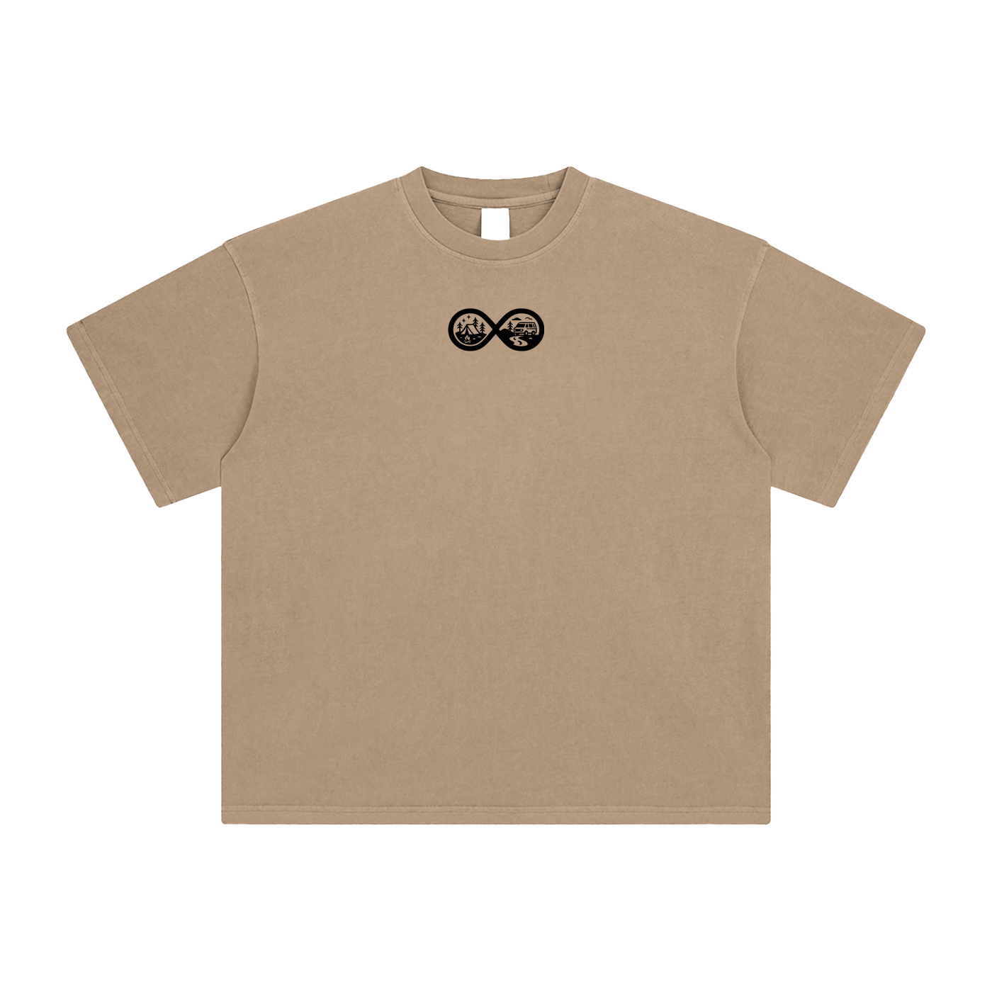 DD X LIMITLESS TRAVEL TEE (TAN)